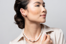 view01 thumbnail image for Knot Clasp on Freshwater Pearl Necklace
